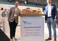 Lucas Doornekamp en Dustin Pietersen van BVP Verpakkingen.