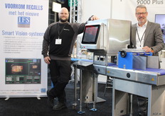 Tom Boon en Sander Poel van IFS Nederland. Smart Vision, visueel eind controlesysteem voor verpakking, etiket, barcode en THT.