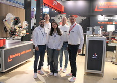 Weber Marking Systems BV, Salih Yilmaz, Tim de Vries, Lana Anthoniesse, David van Deest en Jos van Logten. Etiketteren, coderen en supplies.