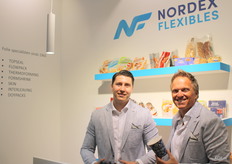 Marco Brink en Lorenzo van Dillen van Nordex Flexibles.