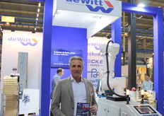 Edwin Kleijwegt van de Witte eindverpakkingssystemen. Lease a Bot was de blikvanger op Empack.