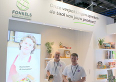 Maarten Kumeling en Jasper Seghers van Fonkels Future Proof Packaging.