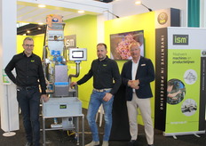 Peter Walhout, Kees Mol en Jan Roukens van ISM. Maatwerk machines en productielijnen voor de foodsector.