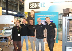 Dianne Bouman, Kelvin Westerbeek, Kurt Tenteniez, Miguel Buis en Robbin Koers van Sismatec.