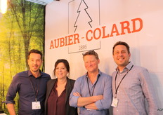 Dimitri Gielen, Nathalie Kellens, Kristof Marinus en Lionel De Cock van Aubier Colard.