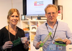 Dionne Peters en Joost Hazenveld van Martens van Wezel Kartonnage.