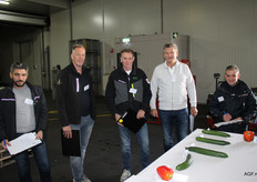 Nourdin Ajoir (G.H. Lukassen), Pierre Groenewegen (Looye Kwekers), Peter Strijbos (Oxin Growers), Perry van der Meer (Harvest House) en Umit Uyar (G.H. Lukassen)