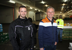 Maikel Blokzijl van OTC Organics en Erik van Nieuwburg van Fresh Solutions