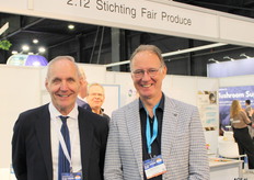 Ko Hooijmans en Gerlof Roubos van Stichting Fair Produce, dat nagenoeg een 100% dekking heeft onder de paddenstoelentelers