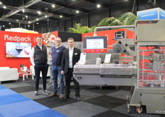 Alwin Fletcher en Lukasz Druzkowoski van Redpack met in het midden Christophe Deville van Ultrapak