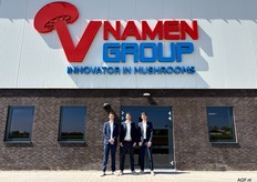 Trotse broers Bart, Roy en Mike van Namen bij het pand. Een mijlpaal voor het familiebedrijf! Opa richtte het bedrijf op in de jaren 60, en zo wordt het bedrijf nu opgevolgd door de nieuwe generatie.