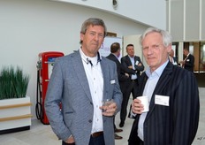 Paul Bol van NTWG en Leo Welschen, oud secretaris van GroentenFruit Huis