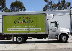 Zo'n 55 auto's van Specialty Produce zijn dagelijks onderweg naar de hotels en restaurants in San Diego
