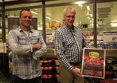 Henk Verwoert samen met teler