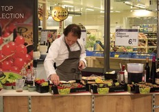 Topchef Marcel van der Kleijn maakt gebruik van kleinfruit