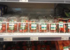 De tomatenteelt is redelijk goed ontwikkeld met een breed assortiment IJslandse tomaten.