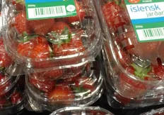 IJslands trost: aardbeien van eigen bodem.