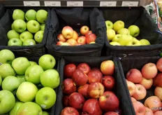 Afgaand op de beschikbaarheid worden de zoete appelrassen duidelijk vaker meegenomen dan de zuurdere.