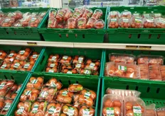 En natuurlijk een breed aanbod IJslandse tomaten.