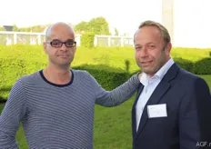 Luc Claus van Rotom met Joost Blanckaert van Ulysse.