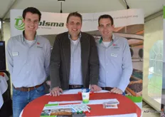 Lars Horsten, Arjan van Hassel en Pieter van Damme van Tolsma-Grisnich Group.