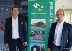 Han Stouten en Piet Knop van Hanse Staalbouw.