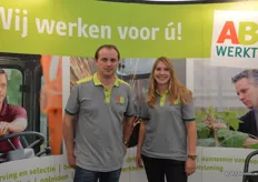 Martijn Doens en Melissa Poppe van AB Werkt.