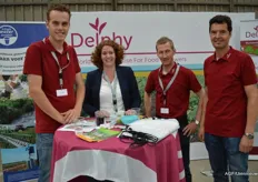 Frank Duijzer, Arianne Weij-Verlinden, Anton van der Velde en Luc Remijn van Delphy voorheen DLV Plant.