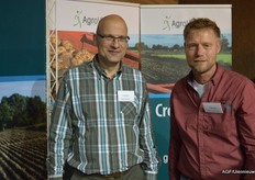 Kees Vogelaar en Siebren Wierstra van AgroVision.