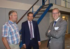 Ferdinand Zomerman van Claassen Molenbeek en partners, Diederic Salis van Rabobank Flevoland en Christiaan Couperus eveneens van de Rabobank.