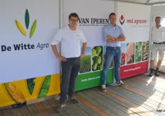 Rens de Bruijckere, Jan-Pieter Bijnagte en Jan van Vugt van respectievelijk De Witte Agro, Van Iperen en Mol Agrocom