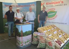 Kleinjan's Aardappelhandel met Jochem Put, Jaap en Adrie Kleinjan en Leendert Bijl