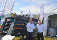 Hans Smit en Tim van Klarenbosch van Allround Vegetable Processing