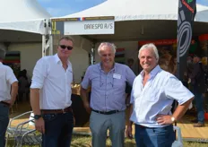 Richard van den Dolder (Inverness Transport), Hans van der Ven (4Potato Holland) en Richard Montague van Premier Potatoes
