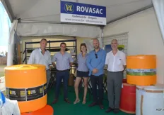 Het team van Rovasac met Luc Mostaert, Pieter Maes, Sofie van Hazebroeck, Dirk Paulussen en Eddy Sebruyns