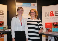 Ineke van de Heijning (links) en Elke Ribbers (rechts) van N&S Quality