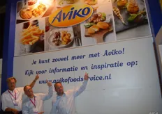 Je kunt zoveel meer met Aviko. Beleving en inspiratie op de Aviko stand. V.l.n.r.: Arold Zwoferink, Dirk Jan van der Meij, Marco Hellebrand.
