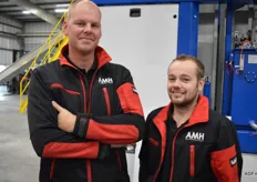 Matthijs van de Merbel en Mark van Bruggen van Agro Machinery Holland.