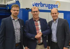 Dit zijn ze dan. Het nieuwe management is er klaar voor. Erik Bruggink, Maarten Verbruggen en Wouter Verbruggen.