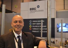 Fred Douven van BBC Technologies is zowel verkoper- als gebruiker van de BBC optische sorteermachines. Met zijn blauwe bessen bedrijf ABB trading zal hij binnenkort een BBC duolijn in gebruik nemen. Fred doet de verkoop voor BBC in Europa en het Midden Oosten.