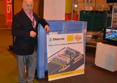 Carlos Serra verkoopt in Spanje o.a. machines van Deprez Construct.