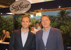 Daan van der Giessen en Hans de Boer werken nu drie maanden voor SanLucar Benelux vanuit het pand van Opticool Freshlogistics