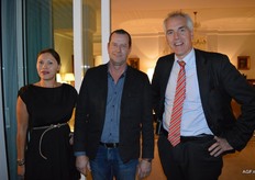 Aracelys Perez, Hans Muis en John Kirpestein van ERC.