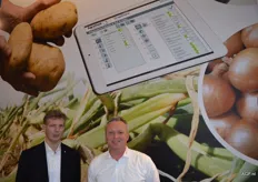 Gerlof van der Zee en Walter Schehler van Agrovent. De nieuwe condensdroger slaat goed aan in de aardappel- en uiensector!