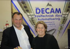 Geert Deceuninck en Sevrien Demeijer van Decam Koeltechniek.