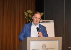 Jan van der Lans lichtte de promotiecampange toe van de Holland Onion Association