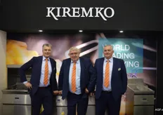 Theo van Hazendonk, Gert Fontein en Peter Berkouwer van Kiremko.