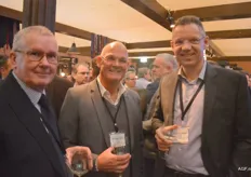 Clive Lwarance van World Food Logistics, Antonio Oken van Opticool en Thomas Eskesen van Eskens Advisory.