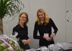 Silvia Bajlova en Simone van der Linden beiden van de Agro Merchants Group.