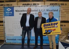 Dirk- en Jan Witte en Jan Bakker zorgden voor de koeling en verwarming.